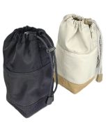 Foldable Reusable Canvas Storage Bag Organizer Fabric Cotton Drawstring Bag