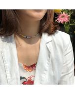 Glass Beads Pearl clavicle chain