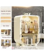 Cosmetic Storage Box Desktop Dustproof Dresser Skincare Lipstick Shelf Transparent Acrylic Organising Box Cabinet