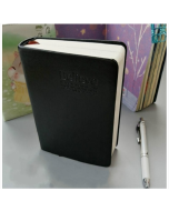 Extra thick vintage simple imitation leather thickened horizontal line blank notebook