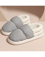 M-1178P Winter home waterproof thick-soled cotton shoes plush warm cotton slippers