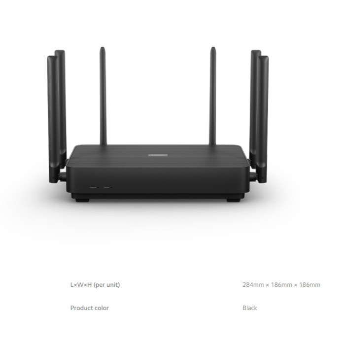 Xiaomi Router AX3200
Global Version