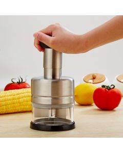 Stainless Steel Vegetable Cutter Kitchen Gadgets Onion Press Garlic Press