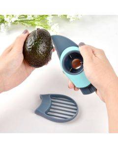 Avocado Cutter Multifunctional Fruit Cutting Pitting Device Slicer Corer Peeler Separator