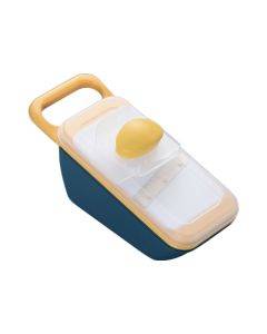 Kitchen Multifunctional Vegetable Cutter Household Grater Slicer(Navy Blue)