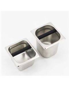 Stainless steel coffee grounds barrel coffee box, specifications: large