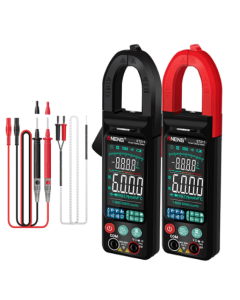 ANENG ST211 Digital Clamp-On Current Multimeter 6000 Counts True RMS Large Color Display Intelligent Manual Automatic Integration Clamp Meter - Black