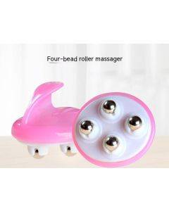 Handheld four-head ball massager