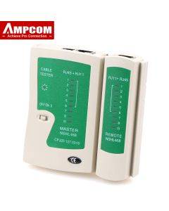 AMPCOM Network Cable Tester RJ45 Ethernet Cable Tester Lan Test Tool for Cat5 Cat6 CAT7 8P 6P LAN Cable and RJ11 Telephone Cable