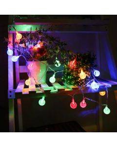 Crystal Balls Globe LED Fairy String Light Solar Outdoor Led String Lights for Home Yard Garden Decor crystal ball