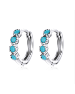 S925 Sterling Silver Simple Fashion Ear Buckle Women Earrings