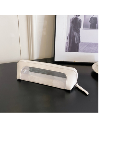 Transparent Portable Cosmetic Bag Eyebrow Pencil Lipstick Makeup Brush Storage Bag