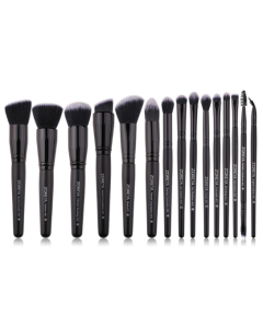 Zoreya Brand Soft Synthetic Bristles Makeup Brush Set Eye Make Up Tools Cruelty Free Black Blending Crease Foundation Brushes