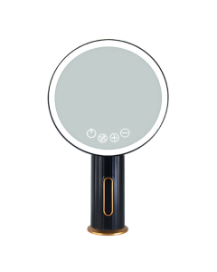 Q6 Smart Clock Display Bluetooth Speaker Fill Light Makeup Mirror with Wireless Charger