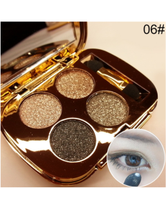 Professional Eye Makeup Eyeshadow Palette Gold Smoky Cosmetics Makeup Palette Diamond Bright Glitter Eye Shadow