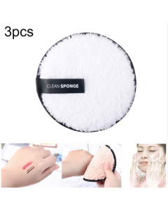 3 PCS Microfiber Cloth Pads Remover Face Cleansing Towel Reusable Cleansing Makeup