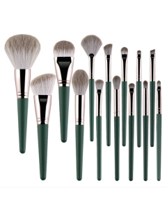 Soft Wooden Handle Makeup Brush Beauty Tools,