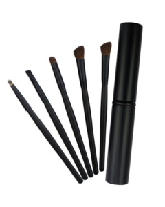 5 PCS Handle Eyes Makeup Brush Set with Aluminum Tube
