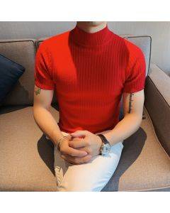 Half Turtleneck Casual Fashion Knitted Bottoming Shirt