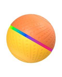 O3 8.5cm Intelligent Remote Control Pet Toy Dog Training Luminous Ball with Radar Trigger(Yellow+Orange)