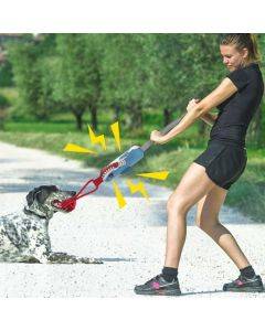 KY-103 Bite and Sound Dog Cotton Rope Toy Ball Interactive Pull Weaving Pet Toy