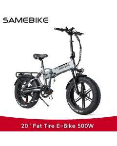 Samebike XWLX09 Opvouwbare Elektrische Fiets 500W 48V 10Ah SHIMANO7Speed Verstelbare 20 "Aluminium Full Suspension Mtb Ebike