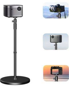 SKERELL Projector Floor Stand Projector Stand Universal Camera Floor Stand, Forged Made of High-Quality Aluminium Alloy Adjustable Height Perfect for Office, Home, Stage or Studio