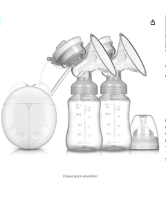 Bomba tira leite elétrica inteligente, USB BPA Free Bomba tira leite dupla de segurança Confortável e leve Bomba tira leite automática pós-parto com massageador