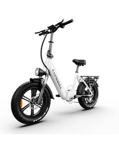 Kingbull Literider 2.0 Electric Bike 48V 13.5Ah Battery 500W Motor Recommended Top Speed 25KM/H 20x4.0 Inch Fat Tires 80-90KM Max Mileage 180KG Max Load HydraulicDisc Brakes Folding Electric Bicycle