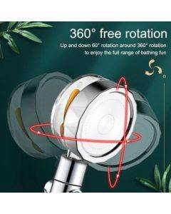 360° Rotating High-pressure Shower