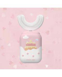 Children Electric U-shaped Toothbrush Cartoon Automatic Sonic Tooth Cleaner