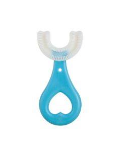 U-shaped Children Baby Hand-held Soft Toothbrush Brushing Artifact for 2-6 Years Old