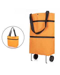 - 2-in-1 Shopping Bag Folding Green Bag