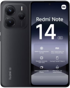 Redmi Note 14 5G 8+256G Smartphone Black
