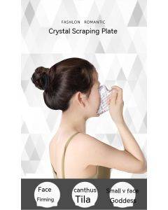 Crystal scraping facial massage board