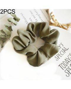 2 PCS Large Intestine Ring Hair Band Women Fabric Ponytail Seamless Stretch Hair Jewelry