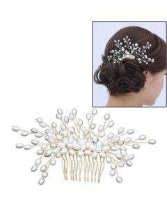 Bride Comb Wedding Handmade Pearl Bridal Women Headwear Jewelry