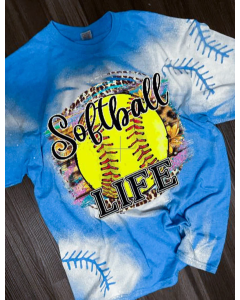 Bleached Shirt for Softball Players' Stylish Wardrobe