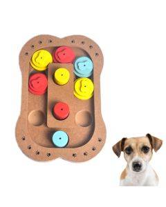 Pet Dog Feeding Multifunctional Educational Wooden Toy