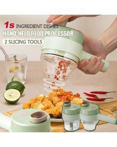4 In 1 Handheld Electric Vegetable Cutter Set