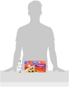 Hefty Slider Storage Bags, Gallon Size, 66 Count