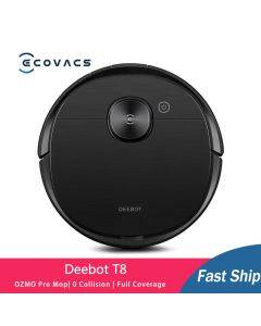 ECOVACS DEEBOT T8 AIVI Robot Vacuum Cleaner For Home APP Smart Control  Automatic Dust Collection【Two Year Warranty】