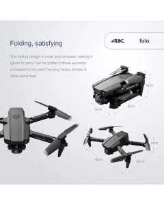 Mini RC Drone XT6 - Foldable Quadcopter with Dual Camera
