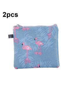 SN-031 2pcs Waterproof Zipper Sanitary Napkin Storage Bag Coin Card Bag
