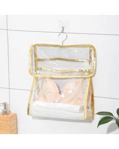 Home Wall Mounted Transparent Underwear Storage Bag