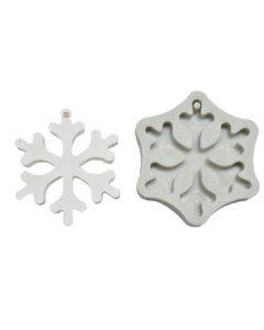 DIY Baking Christmas Series Modeling Fondant Silicone Mold(Christmas Snowflake)