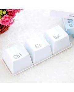 3pcs/set 301-400ML Keyboard Button Shape Cup Coffee Cup(White)