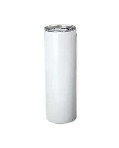 20OZ Double Layer 304 Stainless Steel Car Straight Thermos Cup(White)
