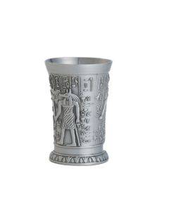 Vintage Metal Egyptian Style Wine Glass Collection Ornaments