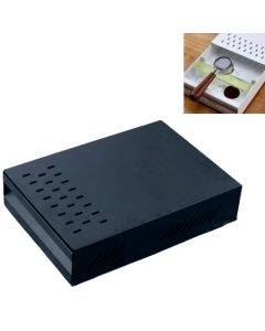 Stainless Steel Drawer Type Coffee Grounds Box Coffee Machine Supporting Equipment(Black)